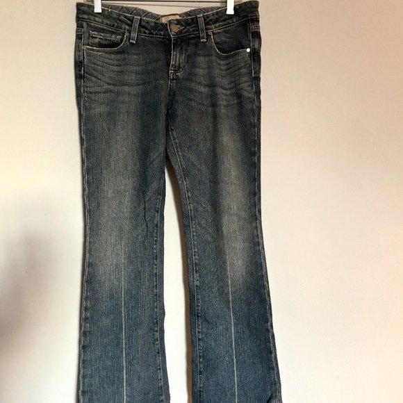 PAIGE I Laurel Canyon Wide Leg Jeans - Picture 1 of 8
